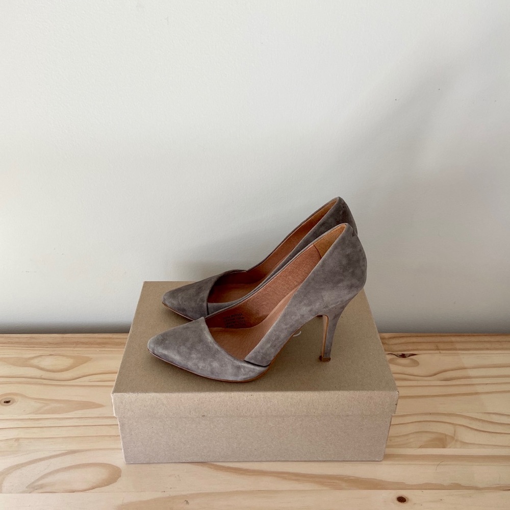Madewell Mira Suede Heels